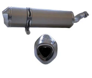 LQ Racing rozsdamentes acél kipufogó (E jóváhagyással) Yamaha YFM 660R-hez