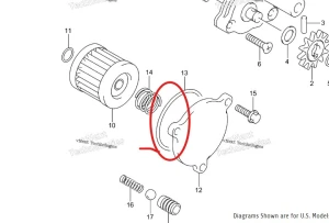 Olaj szűrő alá O gyűrő (OEM)
