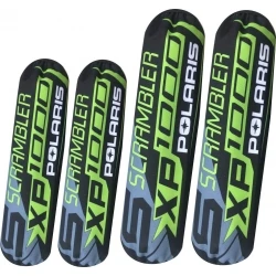 Polaris Scrambler S 1000 lengéscsillapító borítások fekete zöld (utángyártott)